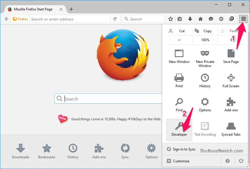 2 Cách bật chế độ duyệt web Offline trên trình duyệt Firefox