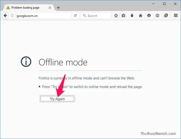 2 Cách bật chế độ duyệt web Offline trên trình duyệt Firefox