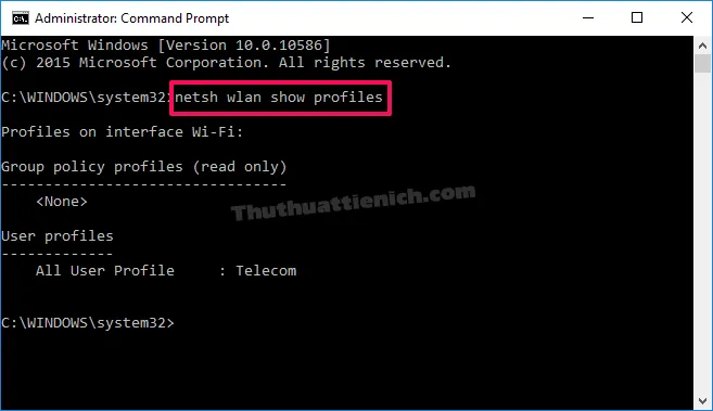 2 Cách xóa mạng Wifi đã lưu trên Windows 10