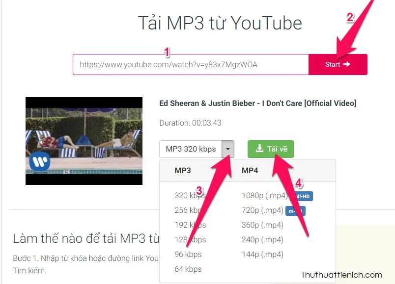 3+ Cách tải nhạc mp3 từ Youtube về máy tính nhanh nhất