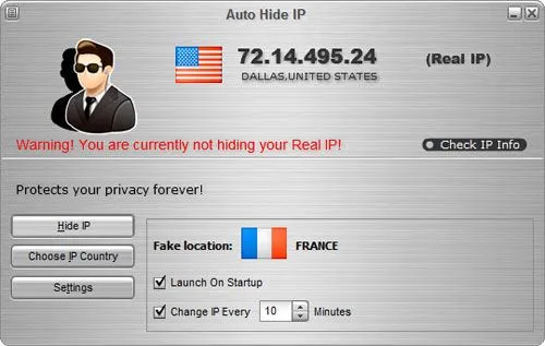 Auto Hide IP – Phần mềm ẩn IP chuyên nghiệp