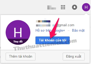 [Bảo mật Gmail] Thiết lập email dự phòng giúp lấy lại mật khẩu khi mất