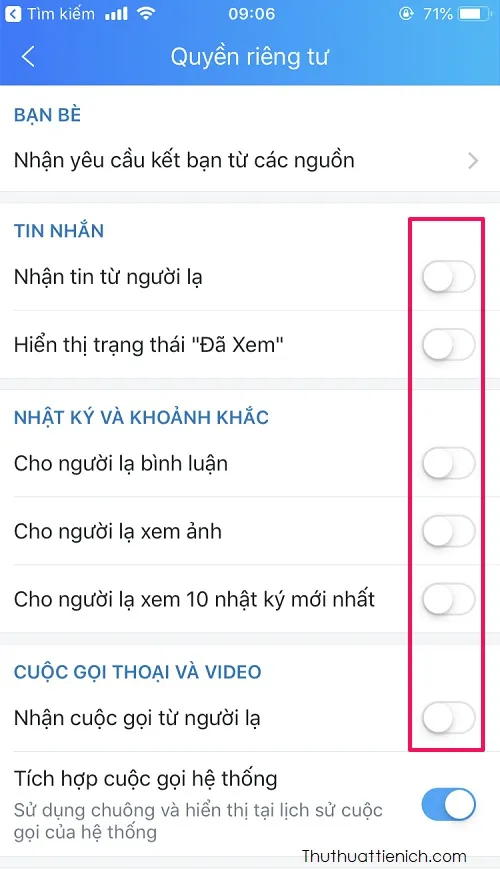 Cách ẩn số điện thoại, ngày sinh, thông tin cá nhân trên Zalo