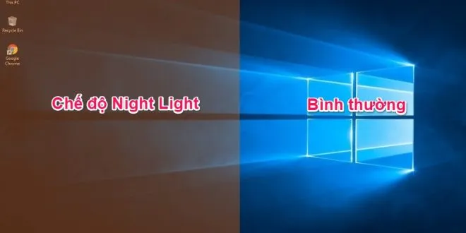 Cách bật/tắt chế độ giảm ánh sáng xanh Night Light trên Windows 10