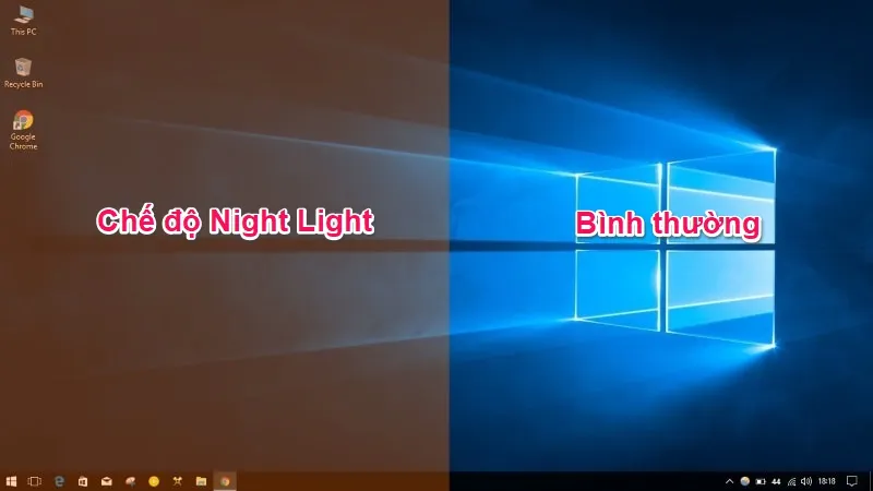 Cách bật/tắt chế độ giảm ánh sáng xanh Night Light trên Windows 10