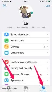 Cách bật/tắt giao diện tối, Dark Mode, Night Mode cho Telegram