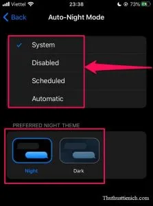 Cách bật/tắt giao diện tối, Dark Mode, Night Mode cho Telegram