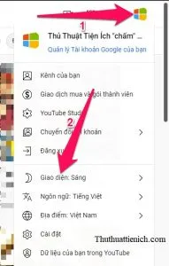 Cách bật/tắt giao diện tối, Dark Mode trên Youtube máy tính & điện thoại