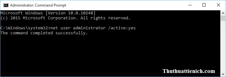 Cách bật/tắt tài khoản Administrator trên Windows 7,8/8.1 và 10