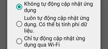 Cách bật/tắt tự động cập nhật ứng dụng trên điện thoại Android