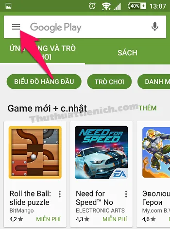 Cách bật/tắt tự động cập nhật ứng dụng trên điện thoại Android