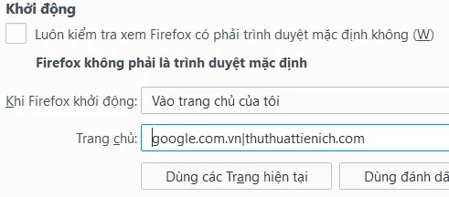 Cách cài đặt trang chủ cho trình duyệt web Chrome, Firefox, Cốc cốc, Edge, IE