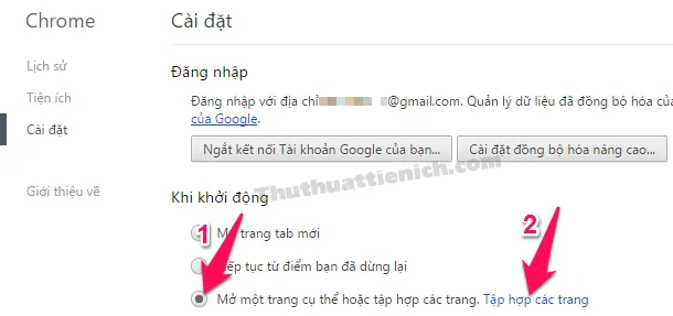 Cách cài đặt trang chủ cho trình duyệt web Chrome, Firefox, Cốc cốc, Edge, IE