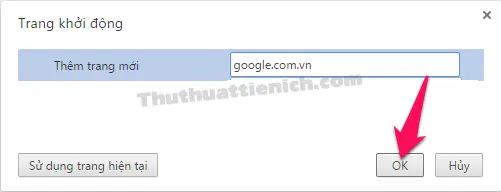 Cách cài đặt trang chủ cho trình duyệt web Chrome, Firefox, Cốc cốc, Edge, IE