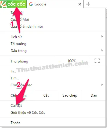 Cách cài đặt trang chủ cho trình duyệt web Chrome, Firefox, Cốc cốc, Edge, IE