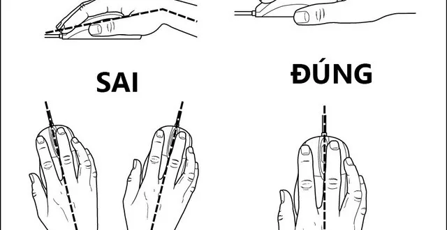 Cách cầm chuột & gõ phím chuẩn giúp tay không còn bị mỏi, đau