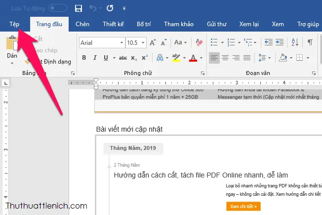 Cách chuyển đổi file Word/Excel/PowerPoint sang PDF nhanh nhất, dễ nhất