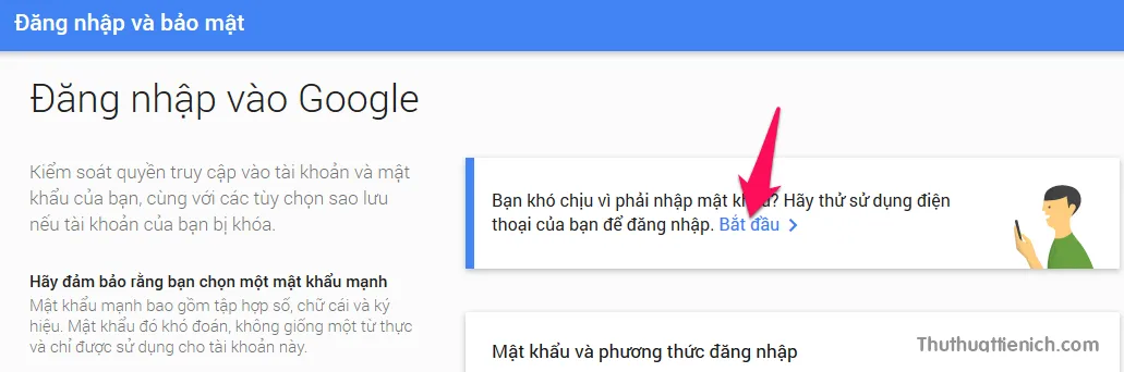 Cách đăng nhập Gmail, Google không cần nhập mật khẩu