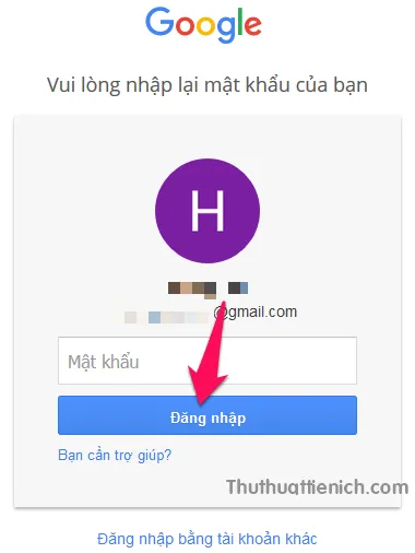 Cách đăng nhập Gmail, Google không cần nhập mật khẩu