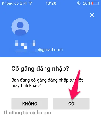 Cách đăng nhập Gmail, Google không cần nhập mật khẩu