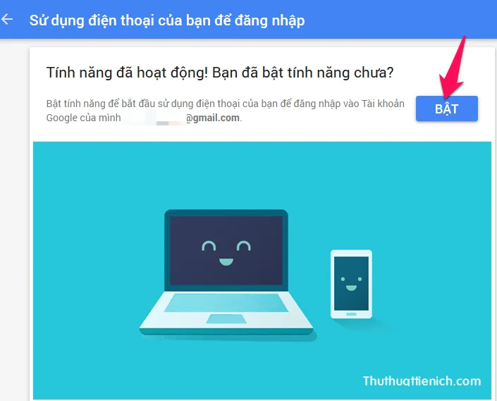 Cách đăng nhập Gmail, Google không cần nhập mật khẩu