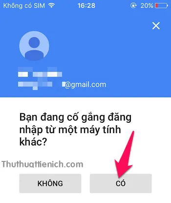 Cách đăng nhập Gmail, Google không cần nhập mật khẩu