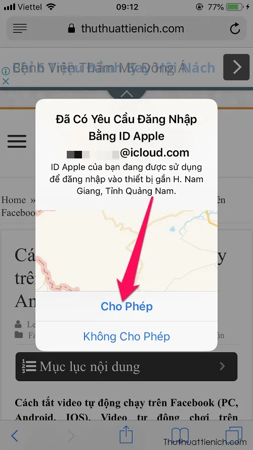 Cách đăng nhập iCloud trên máy tính