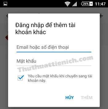 Cách đăng nhập nhiều tài khoản Facebook trên ứng dụng Messenger