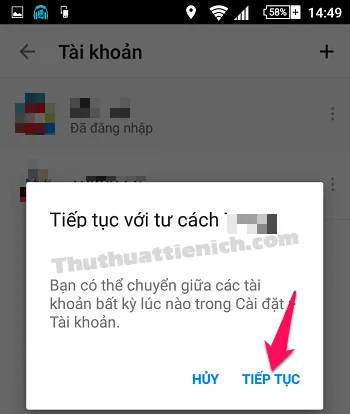 Cách đăng nhập nhiều tài khoản Facebook trên ứng dụng Messenger