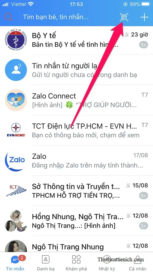 Cách đăng nhập Zalo bằng mã QR, nhanh hơn, bảo mật hơn