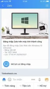 Cách đăng nhập Zalo bằng mã QR, nhanh hơn, bảo mật hơn