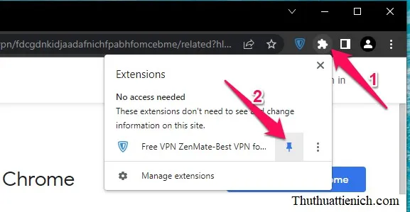 Cách Fake IP trên trình duyệt Google Chrome