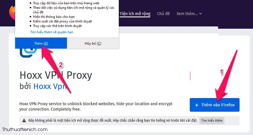 Cách Fake IP trên trình duyệt web Mozilla Firefox