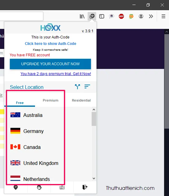 Cách Fake IP trên trình duyệt web Mozilla Firefox