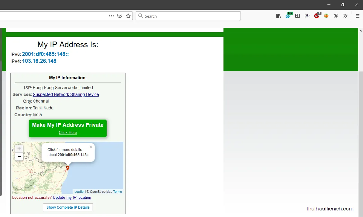 Cách Fake IP trên trình duyệt web Mozilla Firefox