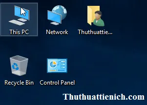 Cách làm hiện biểu tượng My Computer trên màn hình Desktop Windows 10