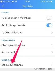 Cách sao lưu & khôi phục tin nhắn Zalo (điện thoại & máy tính)