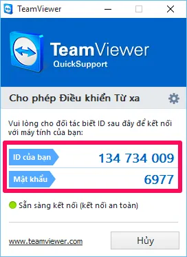 Cách sử dụng phần mềm Teamviewer điều khiển máy tính từ xa