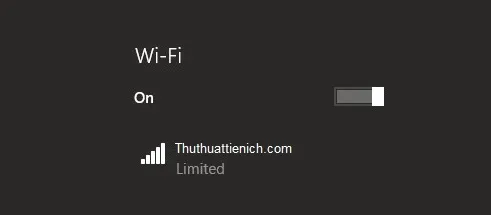 Cách sửa lỗi Wifi Limited, không kết nối được Wifi trên Windows 10