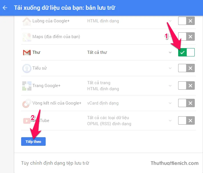 Cách tải toàn bộ hòm thư Gmail về máy tính lưu trữ, xem offline