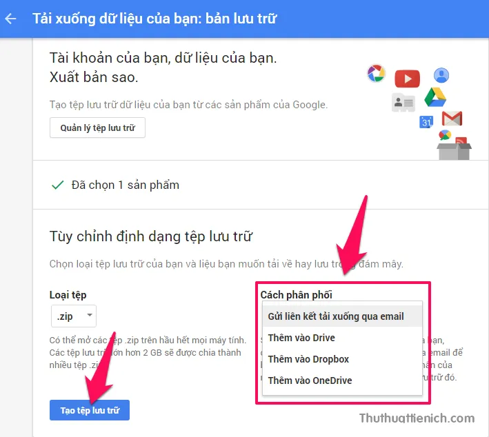 Cách tải toàn bộ hòm thư Gmail về máy tính lưu trữ, xem offline