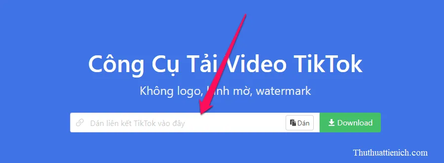 Cách tải video Tiktok về máy tính không có logo