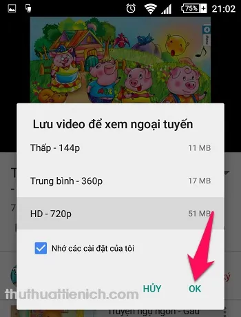 Cách tải video Youtube về điện thoại xem Offline trên Android & IOS