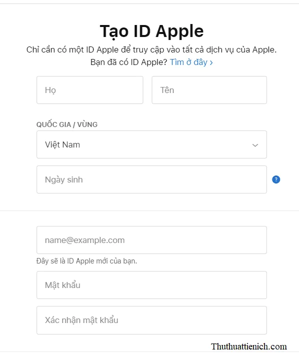 Cách tạo tài khoản iCloud miễn phí trên máy tính