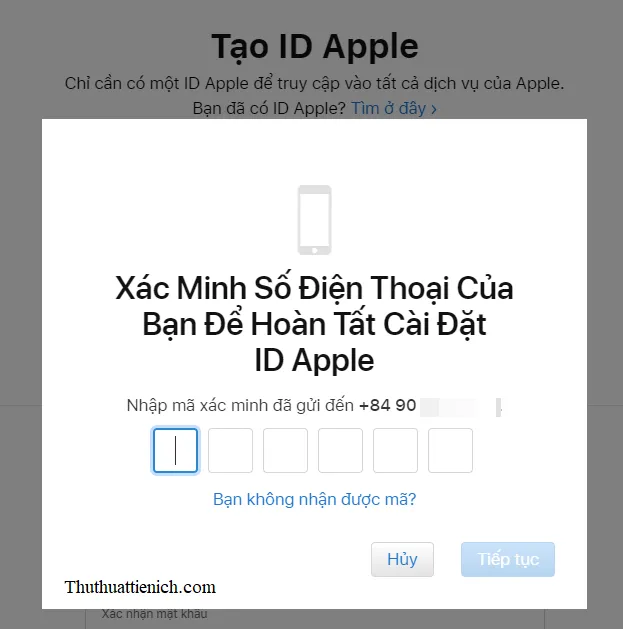 Cách tạo tài khoản iCloud miễn phí trên máy tính