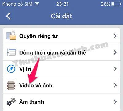 Cách tắt video tự động chạy trên Facebook (máy tính, Android, IOS)