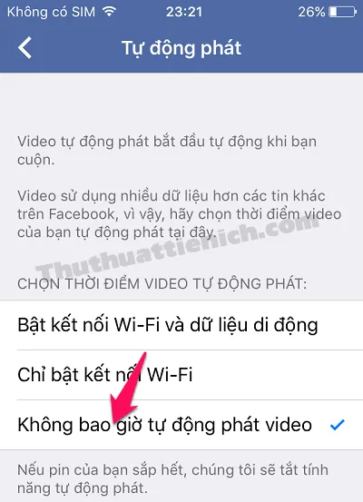 Cách tắt video tự động chạy trên Facebook (máy tính, Android, IOS)