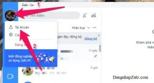 Cách thay đổi ảnh đại diện Zalo trên điện thoại, Zalo Web và Zalo PC