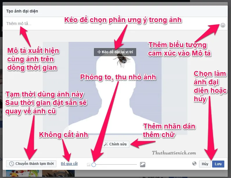 Cách thay đổi/chỉnh sửa ảnh đại diện Facebook trên máy tính & điện thoại (Android & IOS)