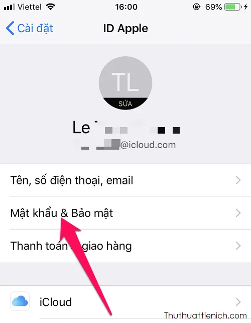 Cách thay đổi mật khẩu iCloud trên điện thoại & máy tính